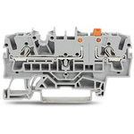 Wago TOPJOB S Series Blue Test Disconnect Terminal Block, 2.5mm², 1-Level, Push In Termination, ATEX, CSA, IECEx