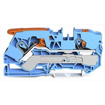 Wago TOPJOB S Series Blue DIN Rail Terminal Block, 10mm², 1-Level, Push In Termination, ATEX, IECE