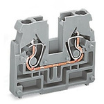 Wago 869 Series Grey Terminal Block, 2.5mm², 1-Level, Cage Clamp Termination