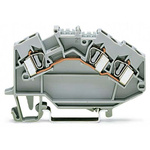 Wago 781 Series Grey Terminal Block, 4mm², 1-Level, Cage Clamp Termination, CSA