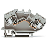 Wago 784 Series Grey Terminal Block, 10mm², 1-Level, Cage Clamp Termination, CSA