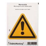 Wolk Self-Adhesive Hazard Warning Sign