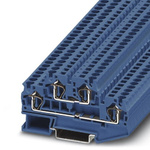 Phoenix Contact STTB 4 BU Series Blue Double Level Terminal Block, 0.08 → 6mm², Double-Level, Spring Clamp