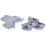 Entrelec SNK Series Grey Double Level Terminal Block, 4mm², Double-Level, Screw Termination