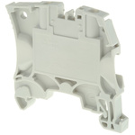 Entrelec ZS6 Series Grey Feed Through Terminal Block, 6mm², Single-Level, Screw Termination, ATEX