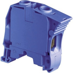 Entrelec ZS35 Series Blue Feed Through Terminal Block, 35mm², Double-Level, Screw Termination, ATEX