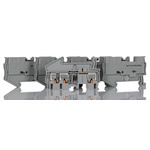 Phoenix Contact PT 2.5-TWIN-DIO/R-L Series Grey Feed Through Terminal Block, 0.14 → 4mm², Single-Level, Push In