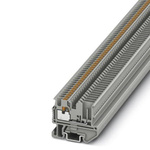 Phoenix Contact MPT 1.5/S/1P BU Series Blue Feed Through Terminal Block, 1.5mm², Single-Level, Push In Termination