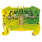 Legrand 372 Series Green, Yellow Feed Through Terminal Block, Spring Clamp Termination