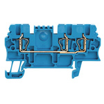 Weidmuller Factory Automation Series Blue Feed Through Terminal Block, 1.5mm², Single-Level, Clamp Termination