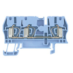 Weidmüller Z Series Blue Feed Through Terminal Block, 2.5mm², Single-Level, Clamp Termination