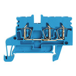Weidmuller Z Series Blue Feed Through Terminal Block, 0.5 → 4mm², Single-Level, Clamp Termination