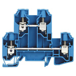 Weidmuller W Series Blue Double Level Terminal Block, Double-Level, Screw Termination
