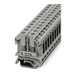 Phoenix Contact OTTA6-P/P YE Series Yellow Feed Through Terminal Block, 0.1 → 6mm², Single-Level, Bolt