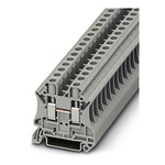 Phoenix Contact UT 6-FE Series Black, Yellow Non-Fused DIN Rail Terminal, 0.2 → 10mm², Single-Level, Screw