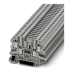 Phoenix Contact UT 4-QUATTRO-TG P/P Series Grey Disconnect Terminal Block, 0.14 → 6mm², Single-Level, Screw