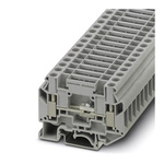 Phoenix Contact UK 6-T Series Grey Disconnect Terminal Block, Single-Level, Screw Termination
