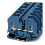 Phoenix Contact RTO 8 BU Series Blue Non-Fused Terminal Block, Single-Level, Bolt Termination