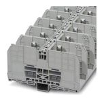 Phoenix Contact RBO 12-FE Series Black, Yellow Non-Fused Terminal Block, Single-Level, Bolt Termination