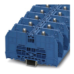 Phoenix Contact RBO 10 BU Series Blue Non-Fused DIN Rail Terminal, 6 → 150mm², Single-Level, Bolt Termination
