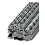 Phoenix Contact STTB 2.5/2P BU SO Series Blue Double Level Terminal Block, Double-Level, Spring Clamp Termination