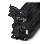 Phoenix Contact UT 4-HESI (5X20) BU Series Blue Fused DIN Rail Terminal, 1-Level, Screw Termination, Fused