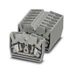 Phoenix Contact MSB 2.5-M BU Series Blue DIN Rail Terminal Block, 0.08 → 4mm², Spring Clamp Termination