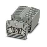 Phoenix Contact MSB 2.5-M OG Series Orange DIN Rail Terminal Block, Spring Cage Termination