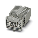 Phoenix Contact MSB 2.5-RZ YE Series DIN Rail Terminal Block, 0.08 → 4mm², Spring Clamp Termination