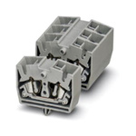 Phoenix Contact MSDB 2.5-RZ BU Series DIN Rail Terminal Block, 0.08 → 4mm², Spring Clamp Termination