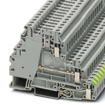 Phoenix Contact Grey DIN Rail Terminal Block, Screw Termination