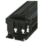 Phoenix Contact UK5-HESILED 60 Series Black Fused DIN Rail Terminal, 1-Level, Screw Termination, Fused