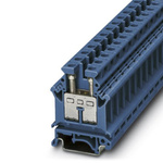 Phoenix Contact UK 16 BU Series Blue DIN Rail Terminal Block, 0.5 → 16mm², Single-Level, Screw Termination