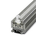 Phoenix Contact MTK-P/P M.WEISSEN TRENNMESSERN Series Grey Disconnect Terminal Block, Single-Level, Screw Termination