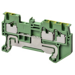 Omron XW5G Series Grey Non-Fused DIN Rail Terminal, 1.5mm², Single-Level, Push In Termination