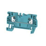Weidmuller A Series Blue DIN Rail Terminal Block, 1.5mm², Single-Level, Push In Termination