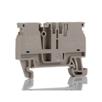 Weidmuller A Series Beige DIN Rail Terminal Block, 2.5mm², Single-Level, Push In Termination, ATEX
