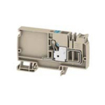 Weidmuller A Series Blue DIN Rail Terminal Block, 10mm², Single-Level, Push In Termination