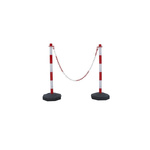 RS PRO Red & White Barrier & Stanchion, Chain Barrier