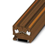 Phoenix Contact PTS 2,5 Series Brown Feed Through Terminal Block, 0.14 → 4mm², Push In Termination, ATEX, IECEx