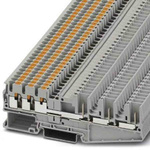 Phoenix Contact PT 2,5 Series Grey Feed Through Terminal Block, 0.14 → 4mm²