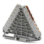 Phoenix Contact PTRV Series Grey Non-Fused DIN Rail Terminal, 0.14 → 2.5mm², Push In Termination