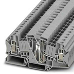 Phoenix Contact UTME Series Grey Test Disconnect Terminal Block, Screw Termination
