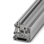 Phoenix Contact UT 4 Series Grey Feed Through Terminal Block, 0.14 → 6mm²