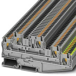 Phoenix Contact PT Series Grey Disconnect Terminal Block, Push In Termination