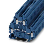 Phoenix Contact UTTB Series Blue Component Terminal Block, Screw Termination