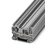Phoenix Contact ST 4 Series Grey Feed Through Terminal Block, 0.08 → 6mm²