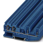 Phoenix Contact ST 4 Series Blue Feed Through Terminal Block, 0.08 → 6mm²