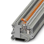 Phoenix Contact UT Series Yellow Knife Disconnect Terminal Block, Screw Termination