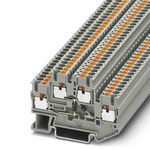 Phoenix Contact PTTB Series Grey Component Terminal Block, Push In Termination
